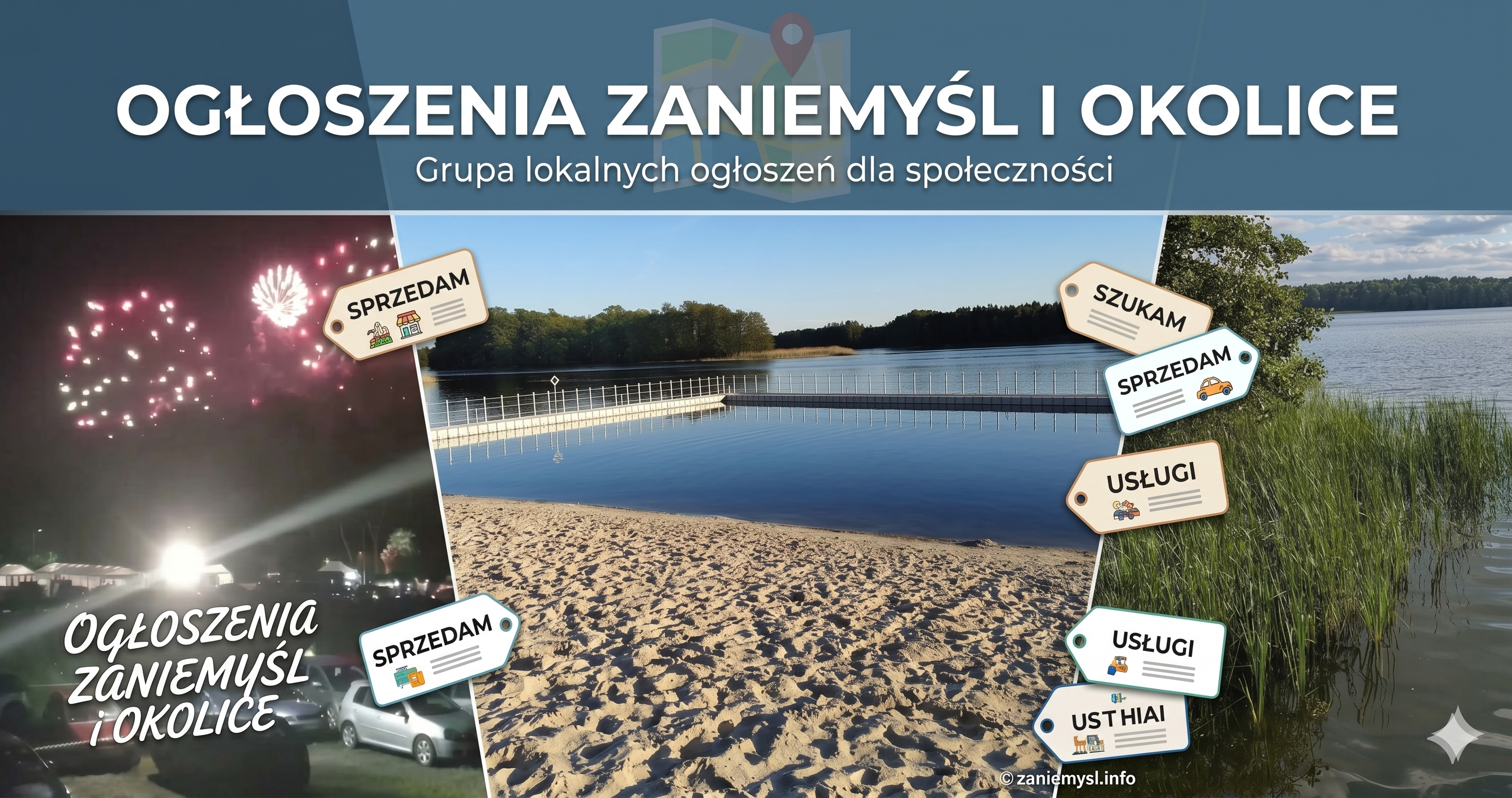 Grupa Zaniemyślanie Ogłoszenia — ogłoszenia Zaniemyśl i okolice